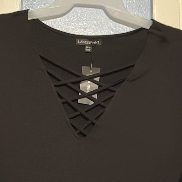 Lane Bryant fitted open front long sleeves T shirts. - Picture 2 of 4